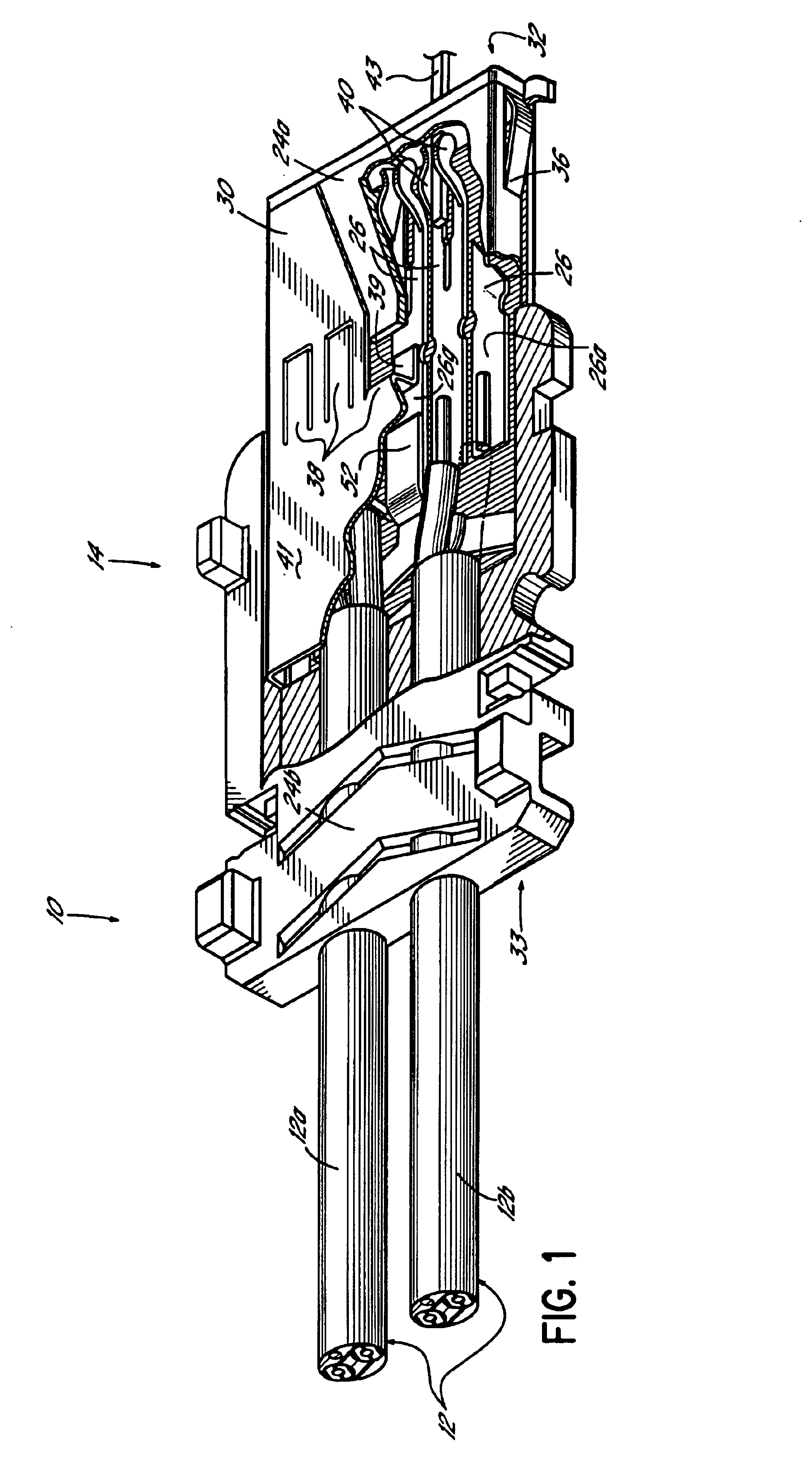 Cable structure with improved grounding termination in the connector