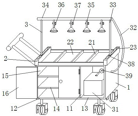 Fruit sale cart with spraying function