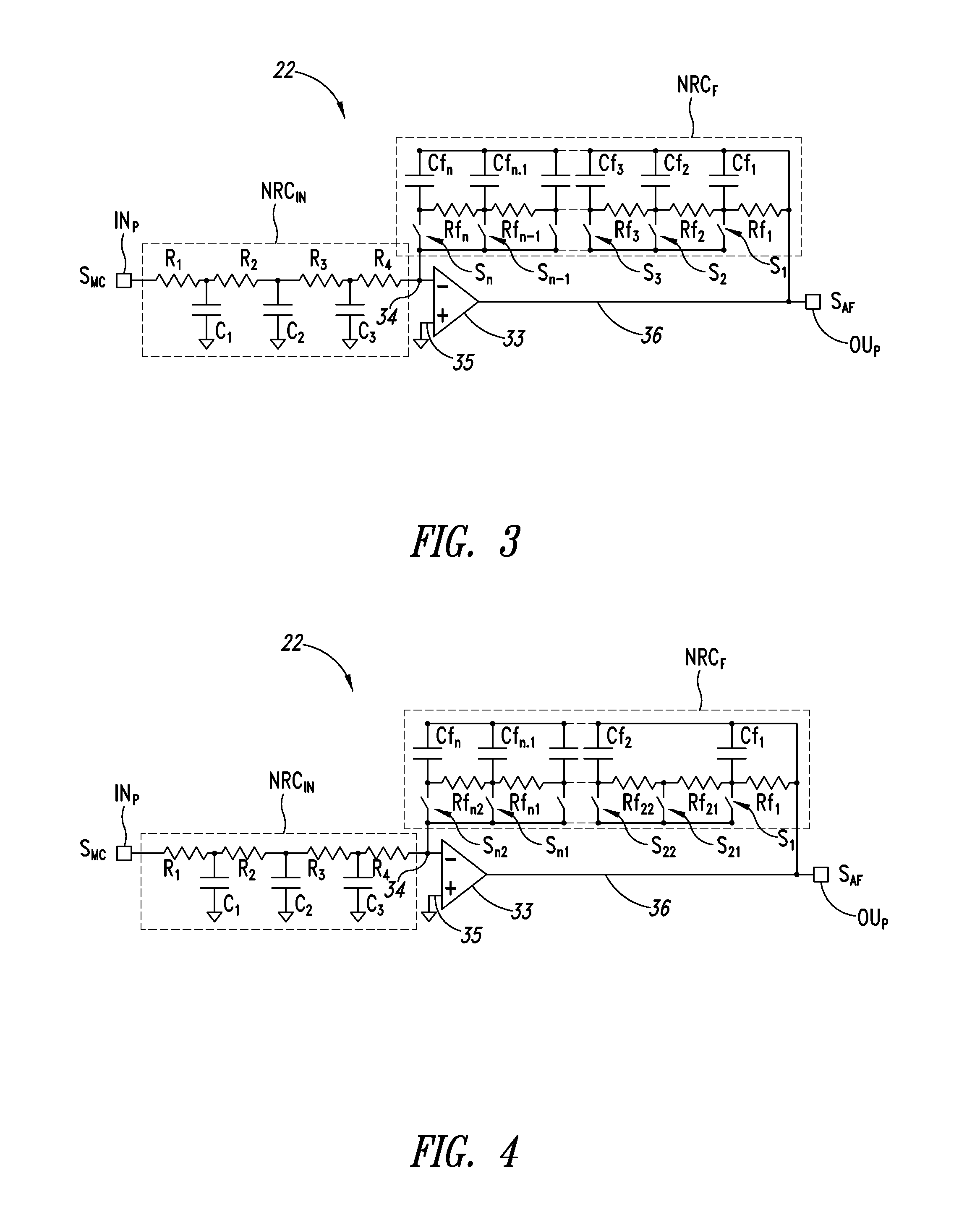 Integrated programmable gain amplifier circuit and system including the circuit