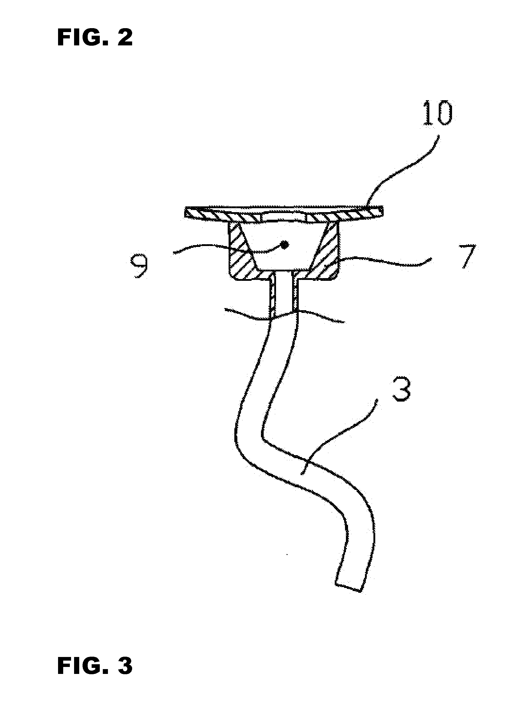 Water pressure type water jet teeth cleaning device