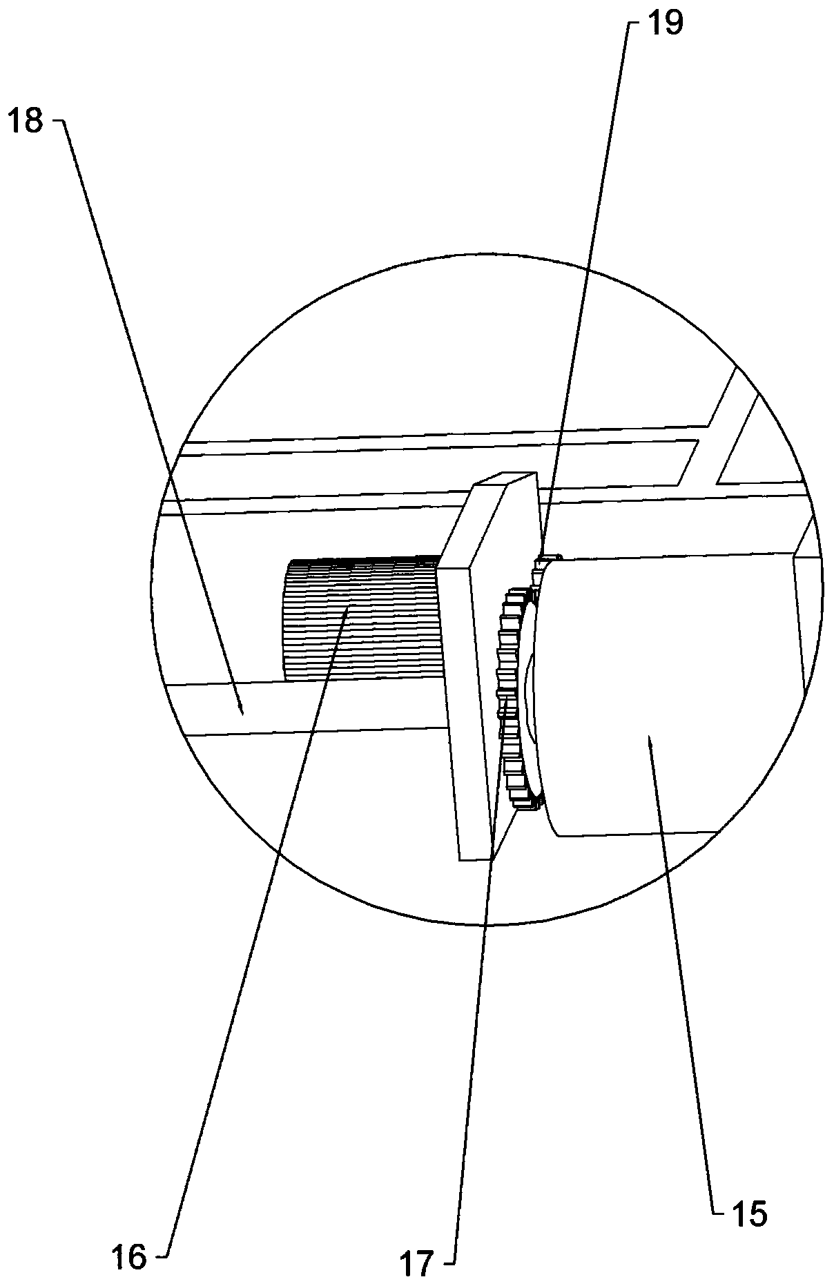 Space-saving intelligent parking system