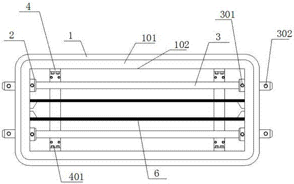 Frame structure of trailer for collecting coal mines