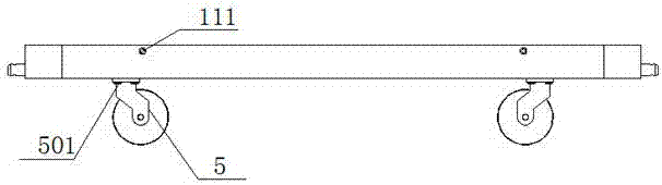 Frame structure of trailer for collecting coal mines