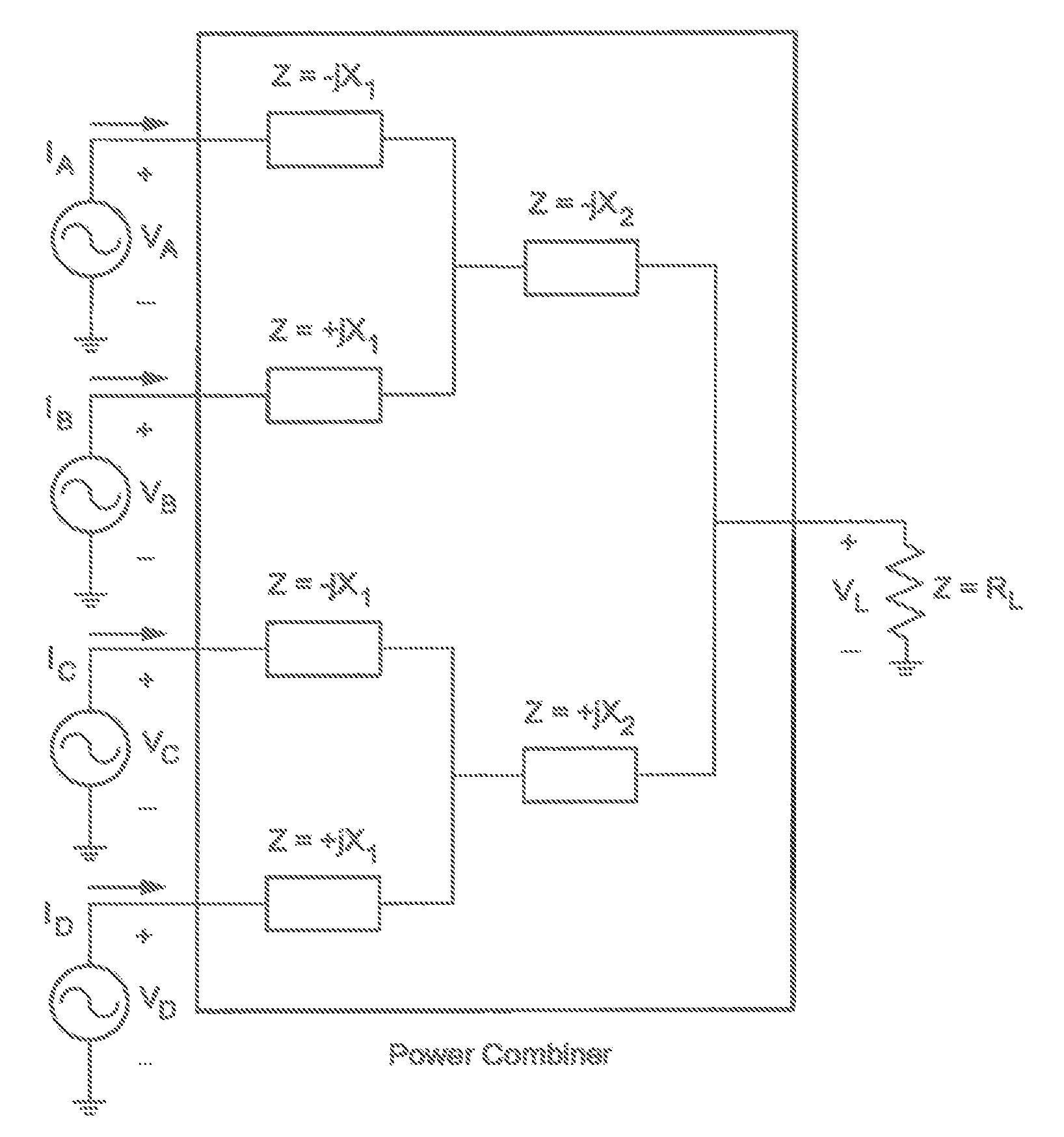 Multiway Lossless Power Combining and Outphasing Incorporating Transmission Lines