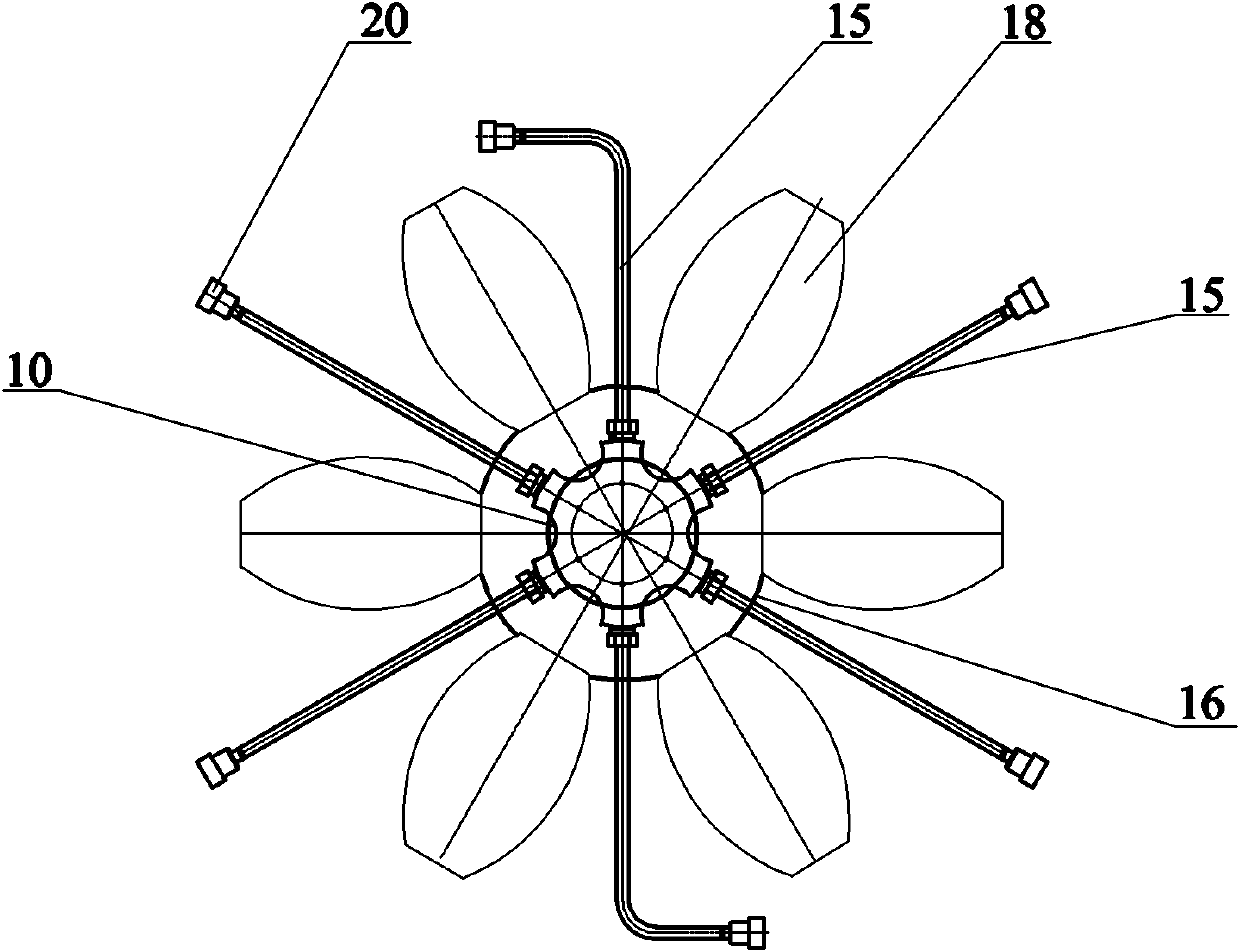 Vortex high pressure water jet water mist generating device