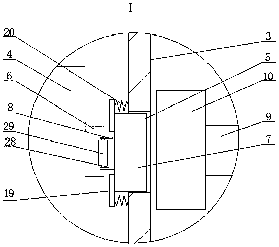 Transportation protection device for computer host structure