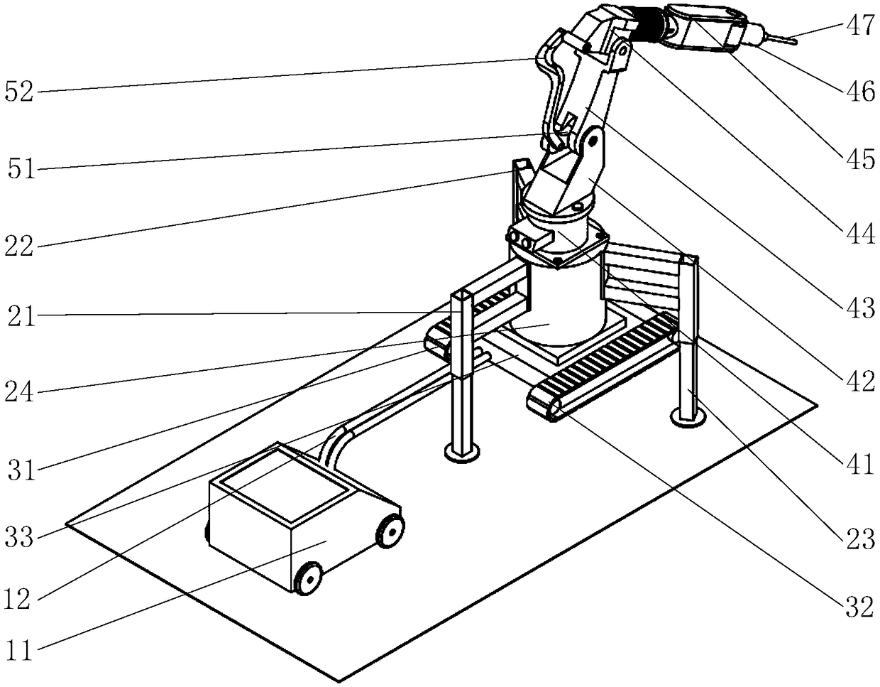 3D printing robot and printing system