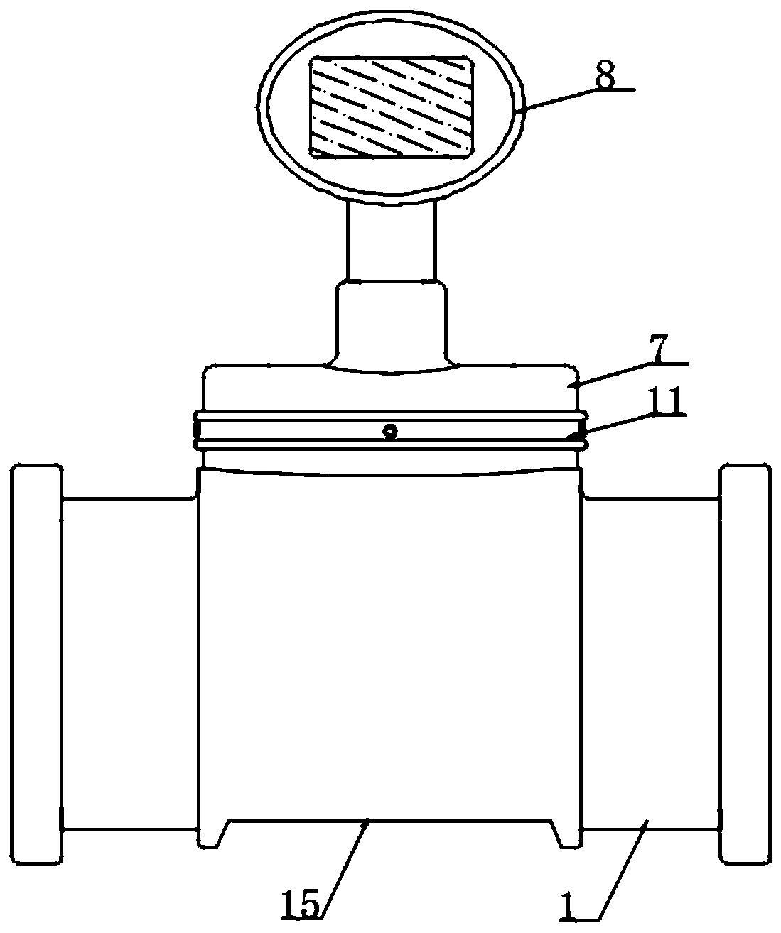 Shock-resistance flow meter