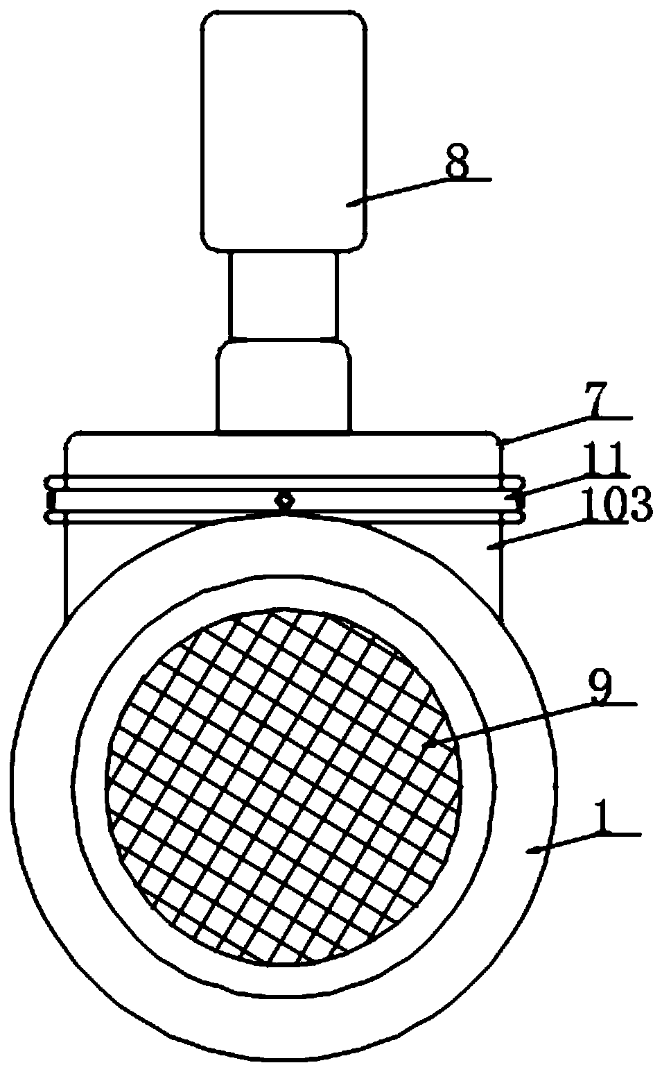 Shock-resistance flow meter