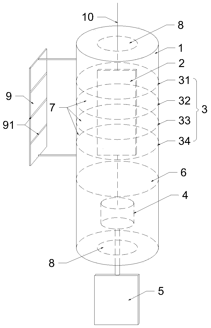 Force and electricity complementary detecting probe, and exceeded pouring detecting device and method