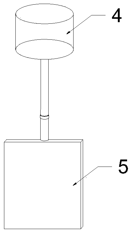 Force and electricity complementary detecting probe, and exceeded pouring detecting device and method