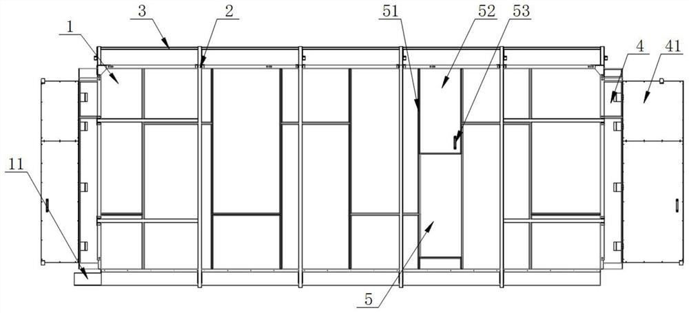 Container device for cross-border e-commerce