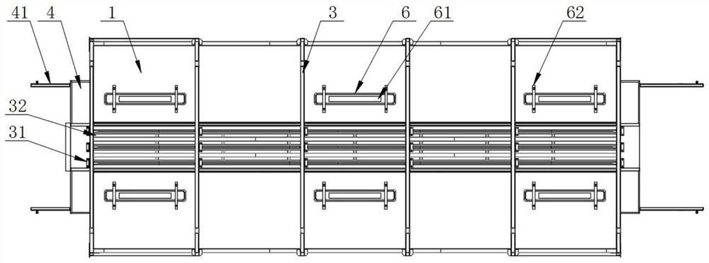 Container device for cross-border e-commerce