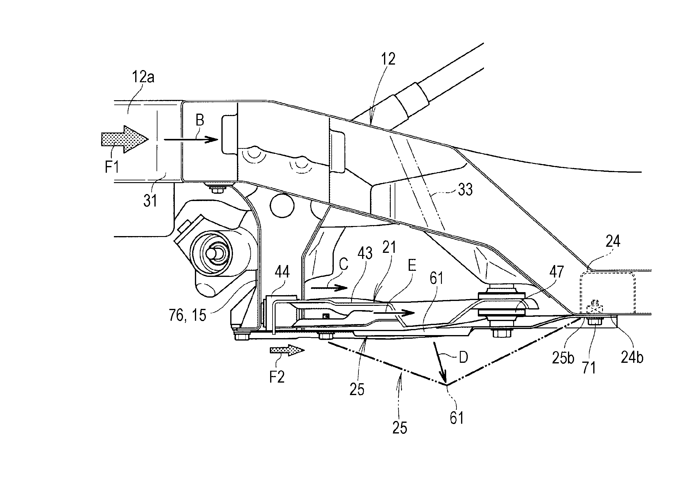 Vehicle front structure