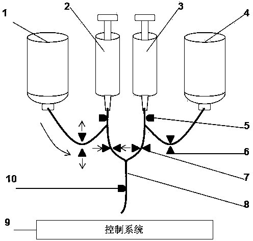 Automatic filled injection pump system