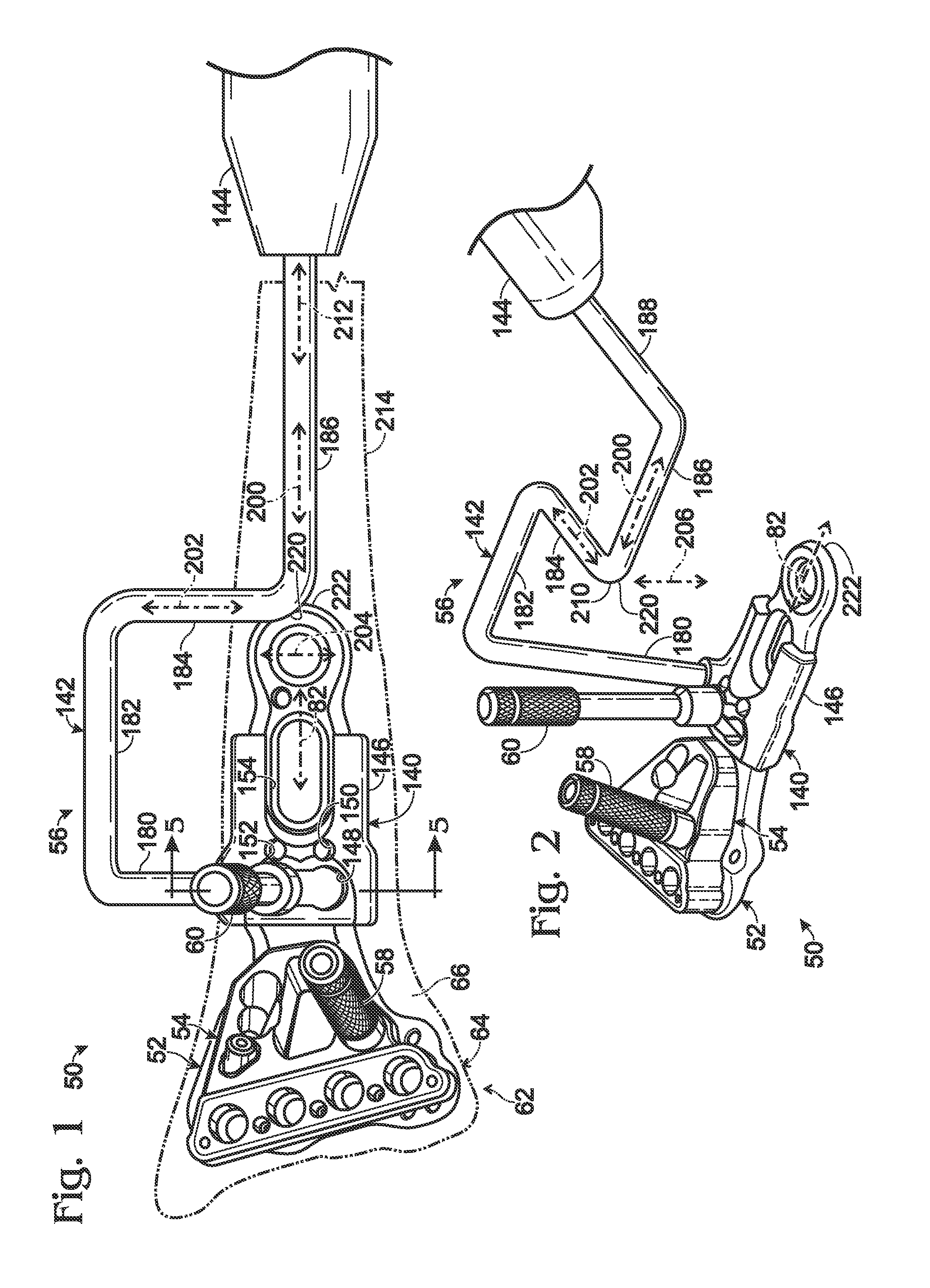 Handle assembly having a radiopaque region to facilitate positioning a bone plate on bone