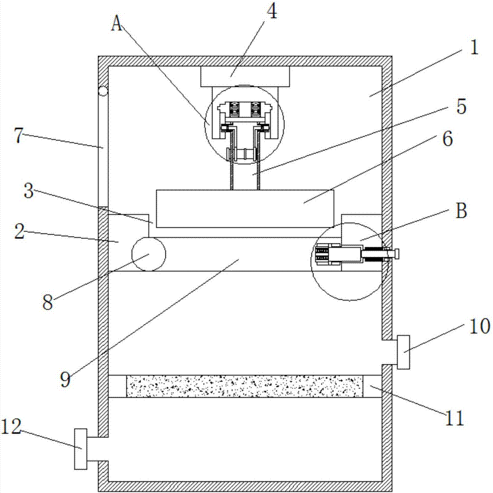 Efficient milling device for coix seeds