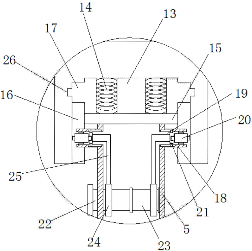 Efficient milling device for coix seeds