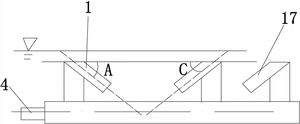 Freezing preventing device with water sprayers