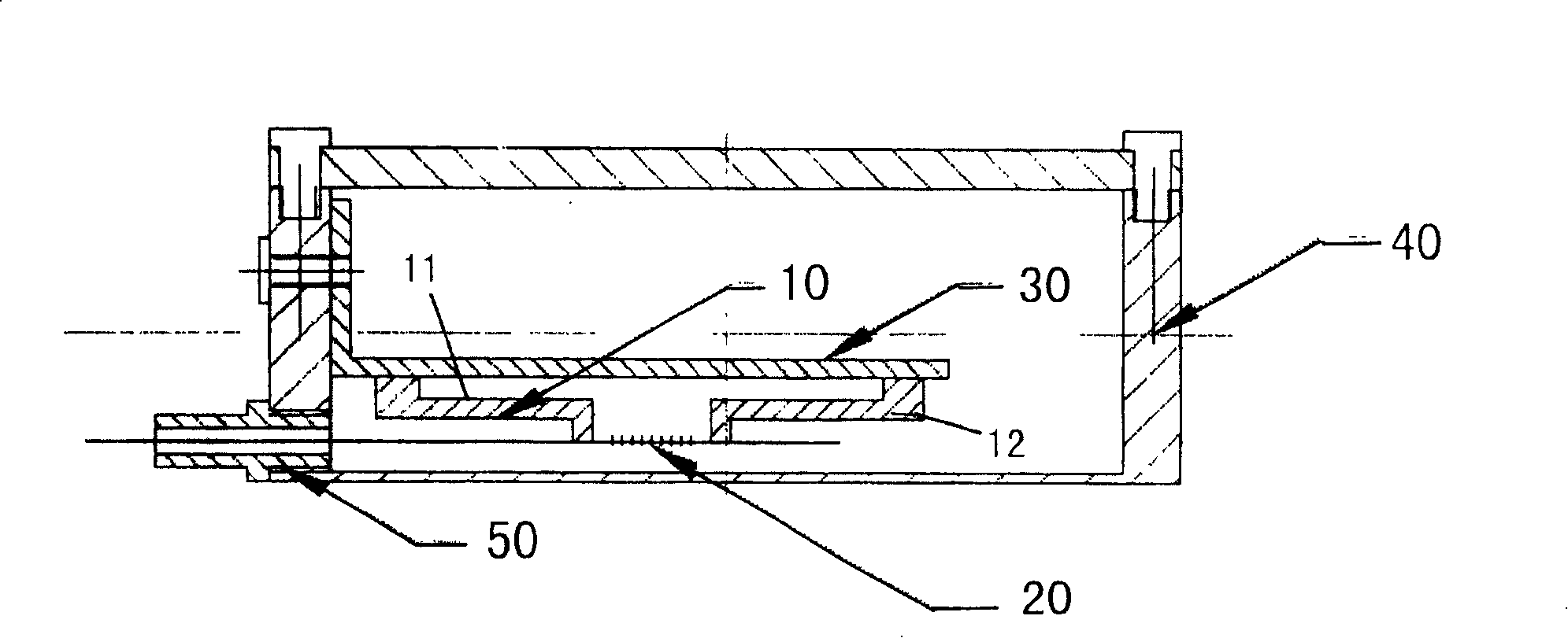 Sensitization structure for optical fiber grating sensor