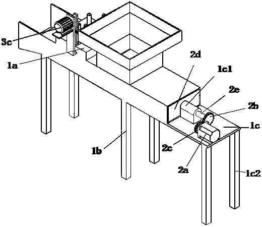 Waste recycling device for building concrete building block