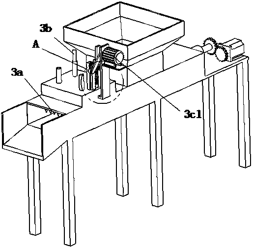 Waste recycling device for building concrete building block