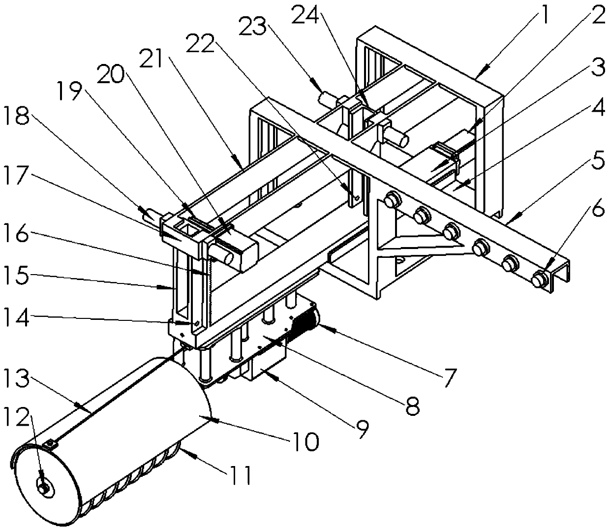 Green belt scarifier for road construction