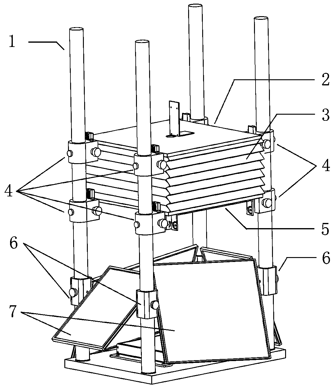 Solar cell image acquisition structure