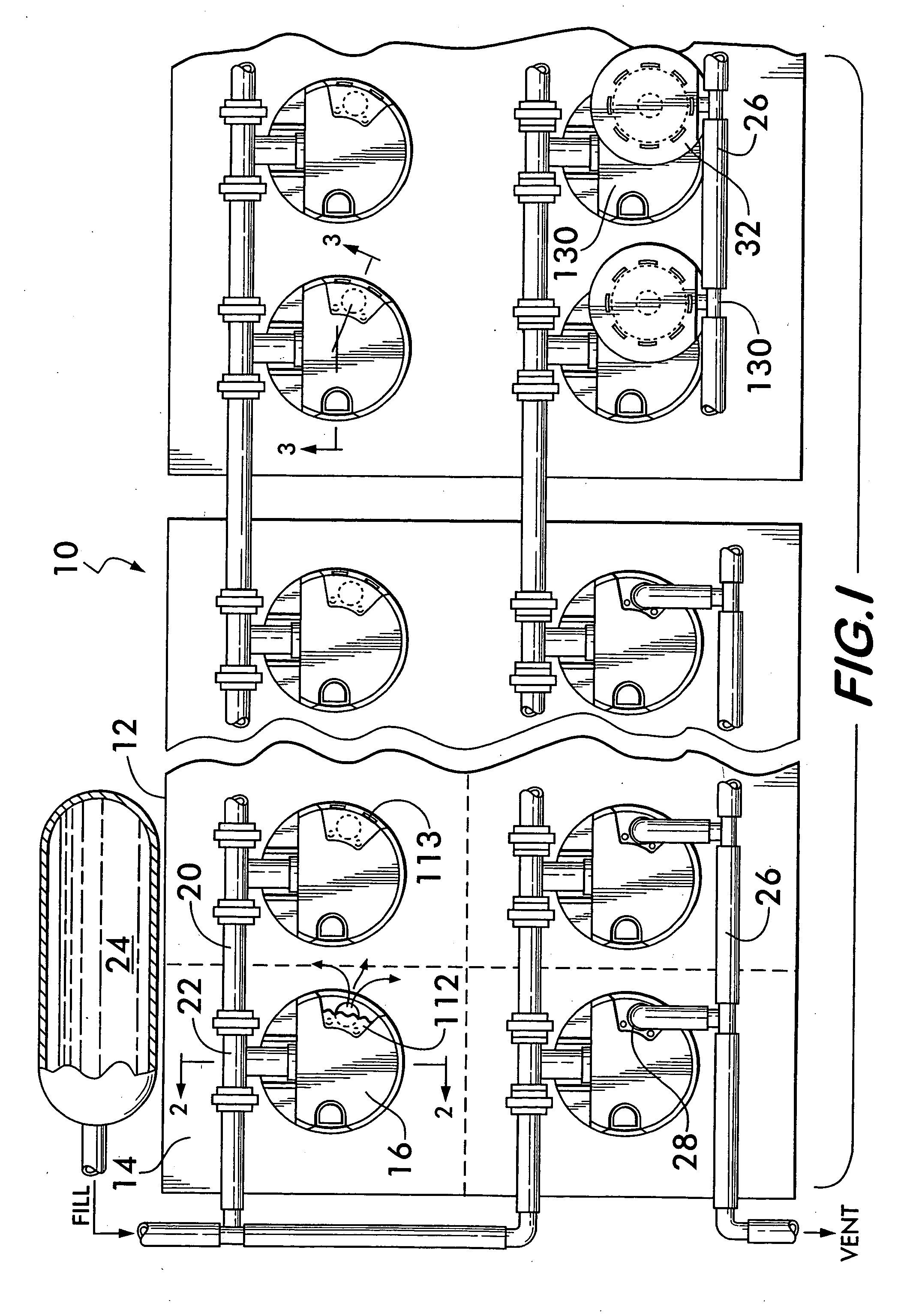 Float valve assembly for battery