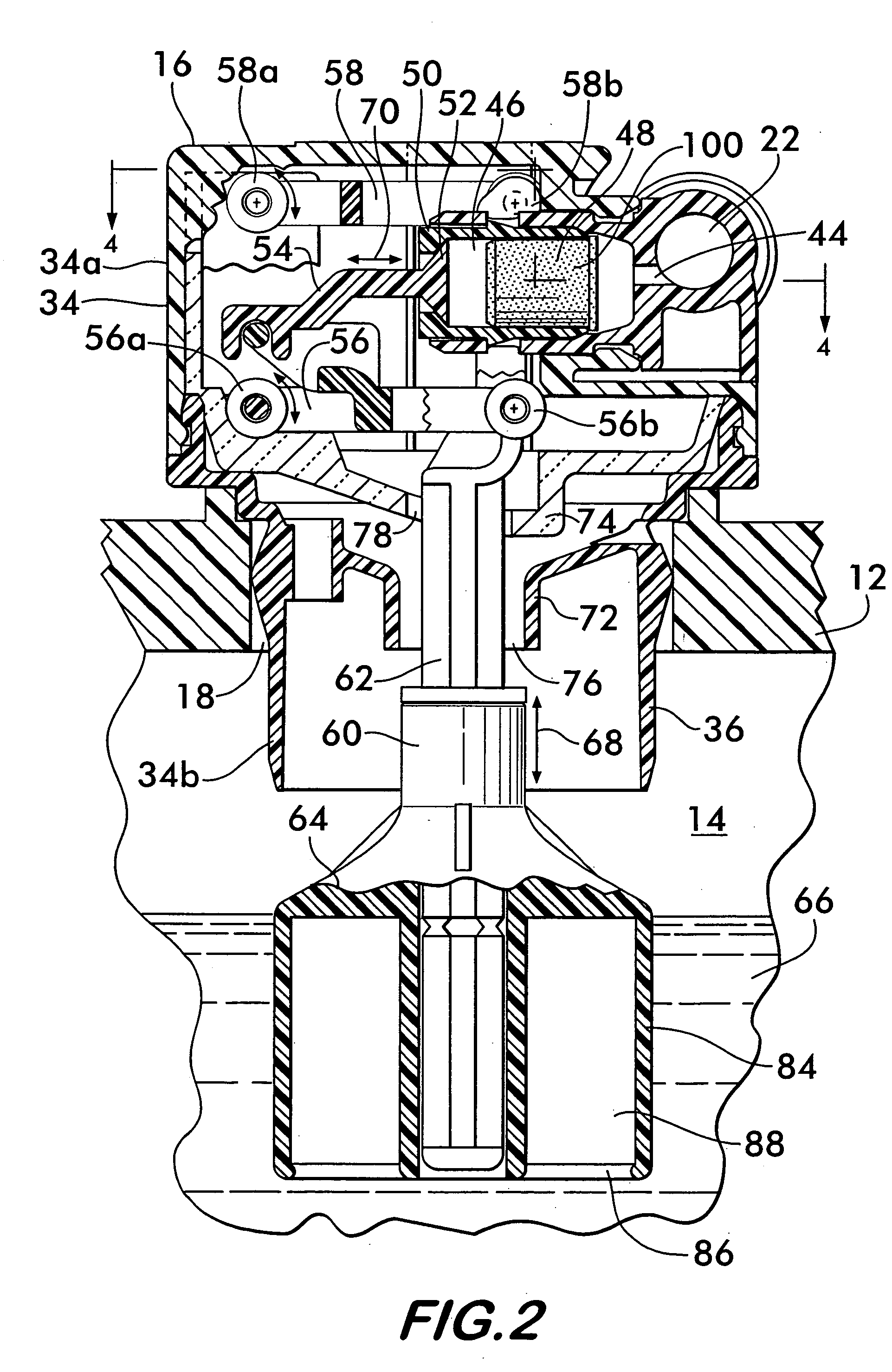 Float valve assembly for battery