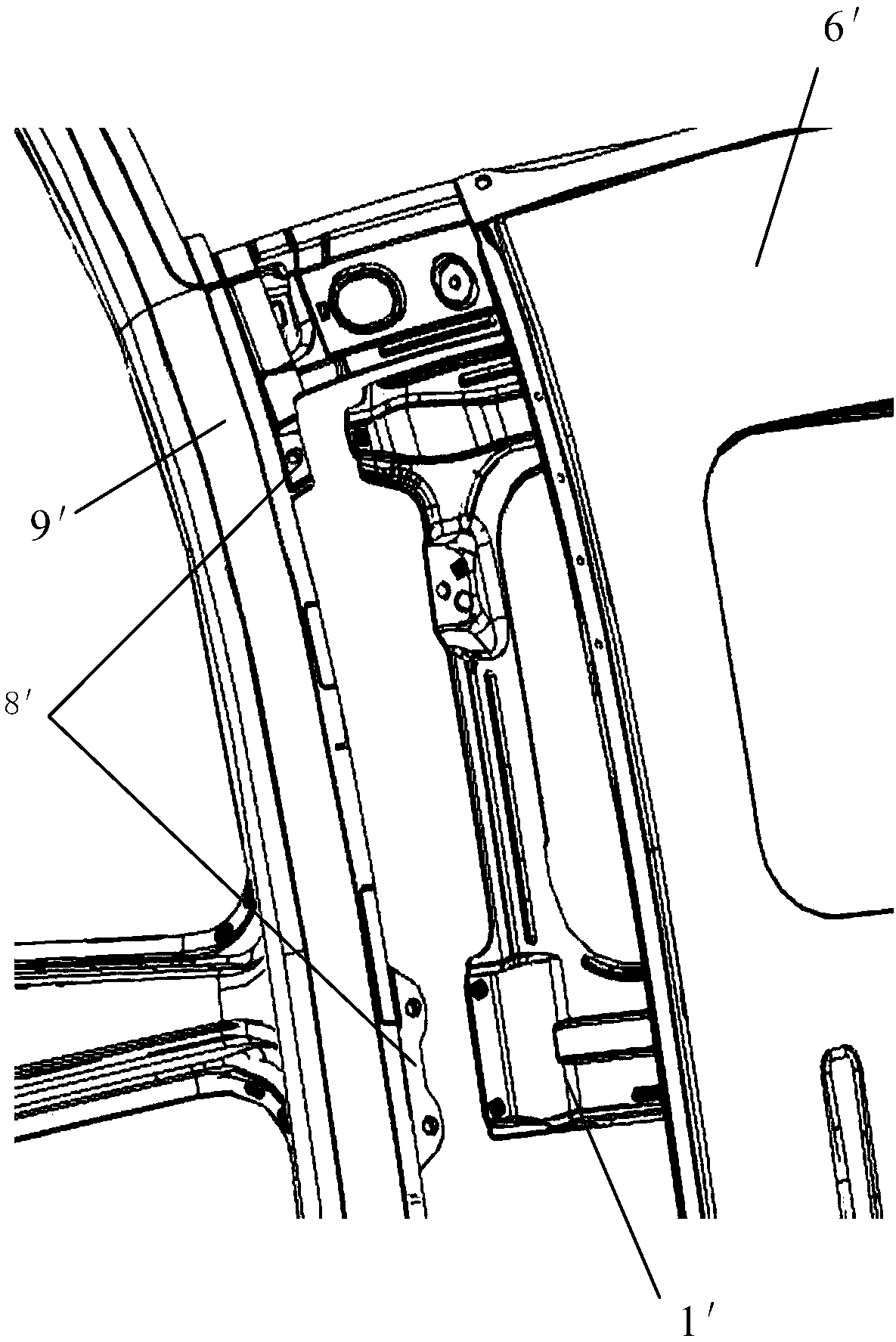 Skylight frame reinforcing assembly