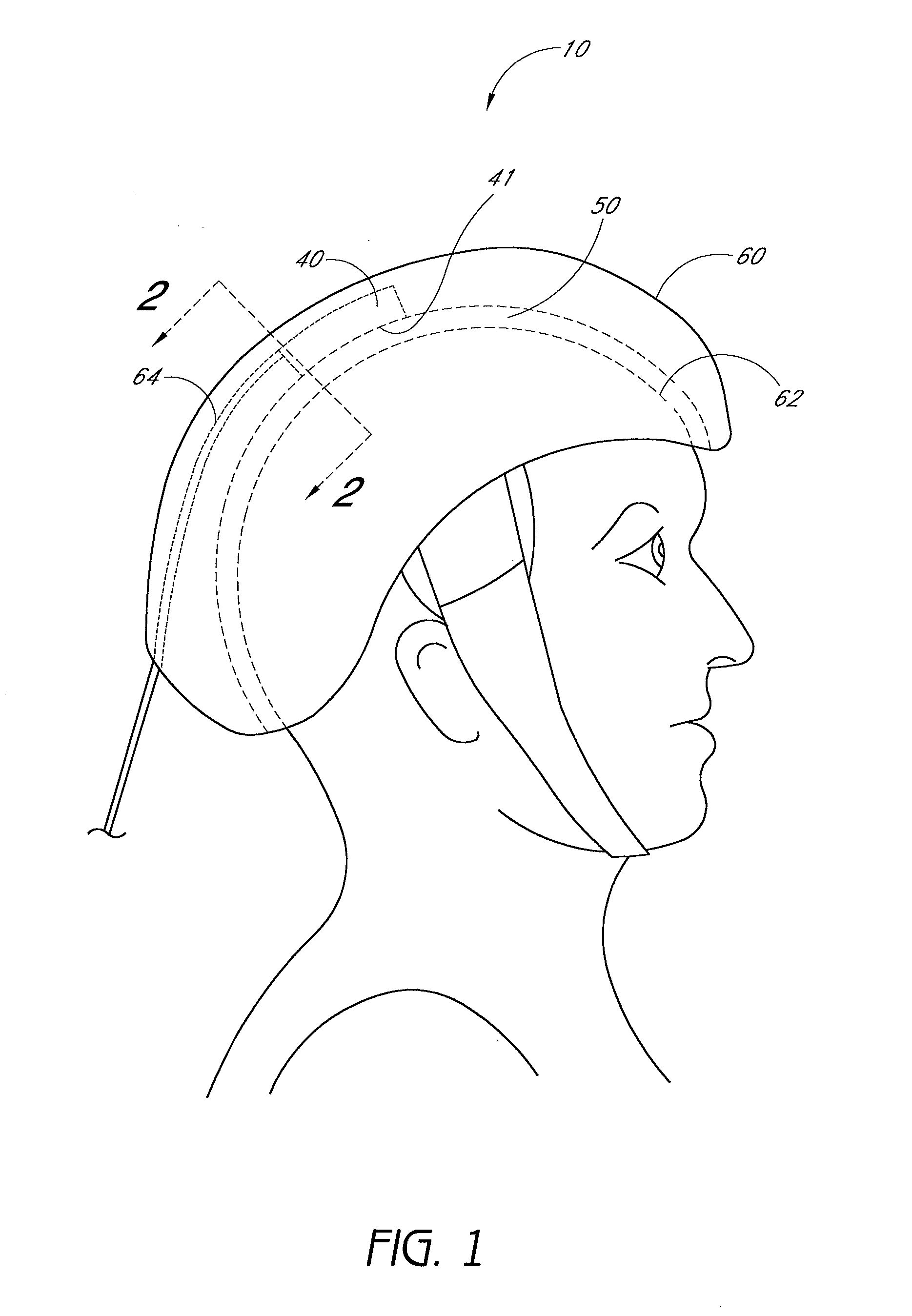 Light-emitting device and method for providing phototherapy to the brain