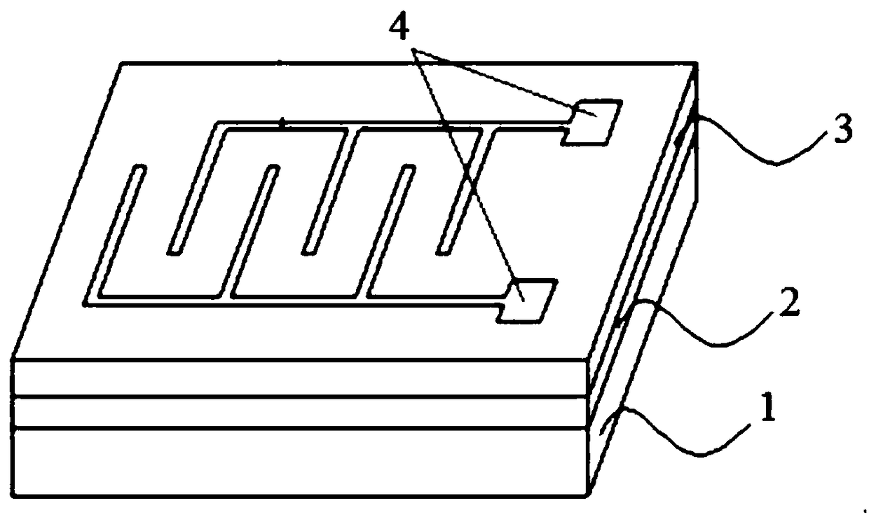 Titanium dioxide film gas sensor with niobium-doped anatase phase and manufacturing method for same