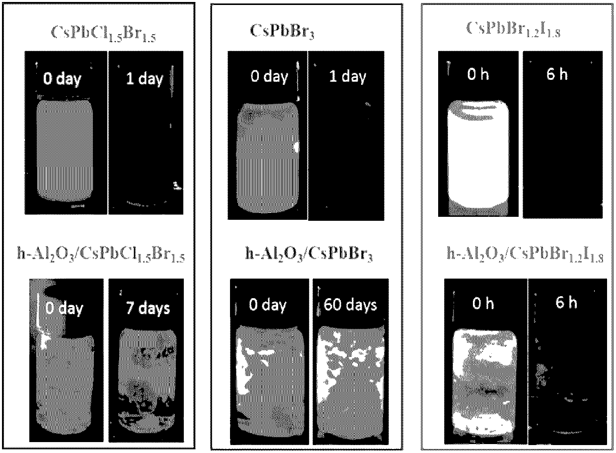 High-stability perovskite quantum dot composite material and preparation method thereof