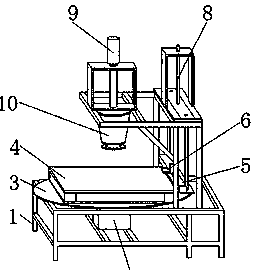 Automatic material rolling machine