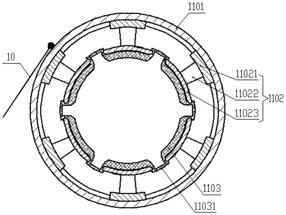 Normally-open overflow drainage sluice structure