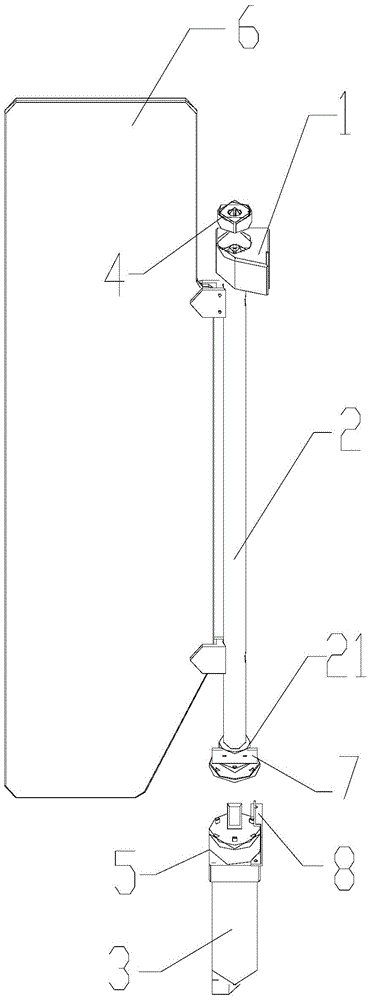 Door shaft driving device of gate