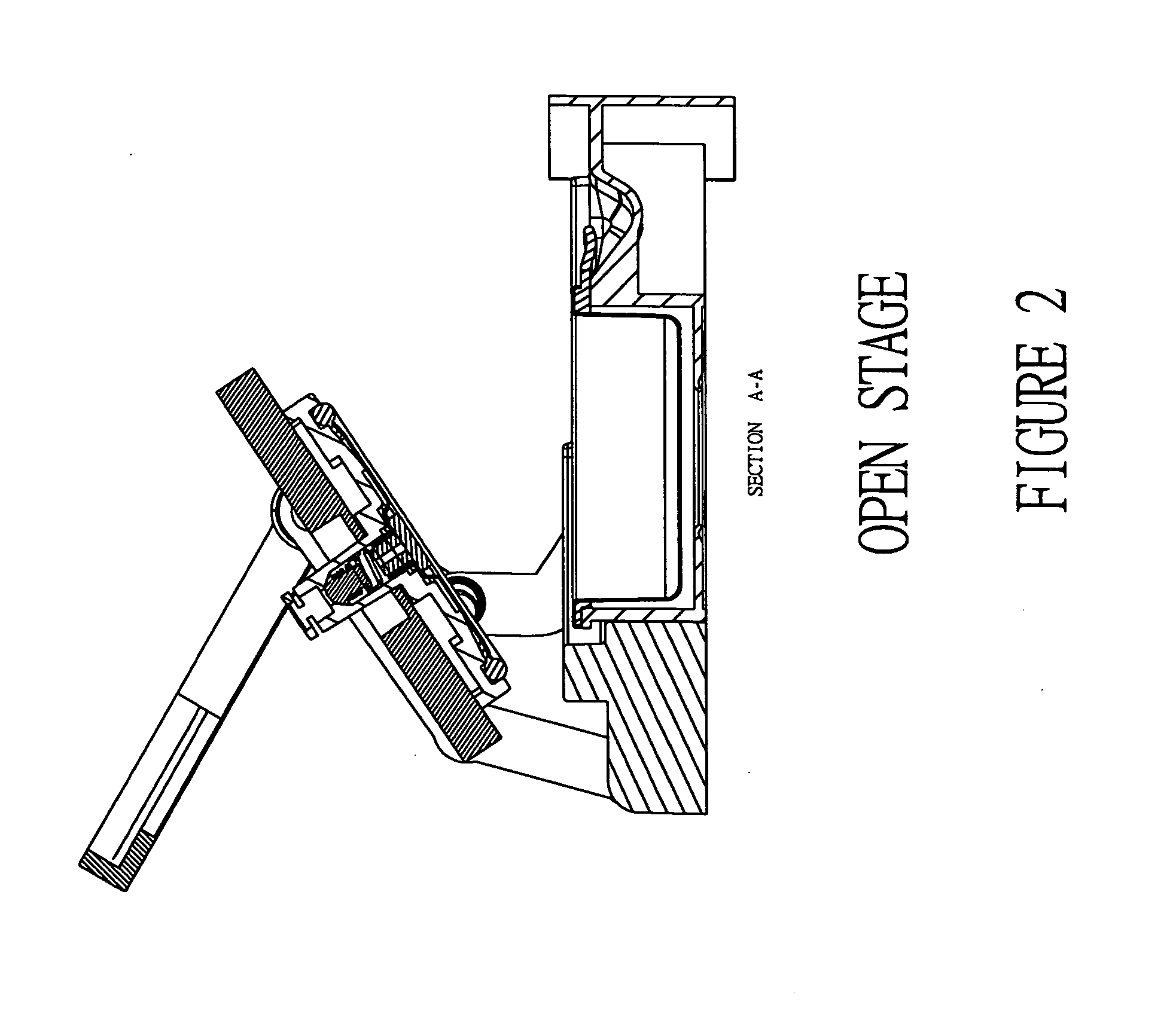 Cabinet design of filter holder for pressurized coffee machines