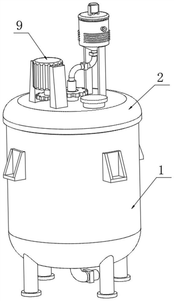 Dropwise adding reaction kettle for shoe glue