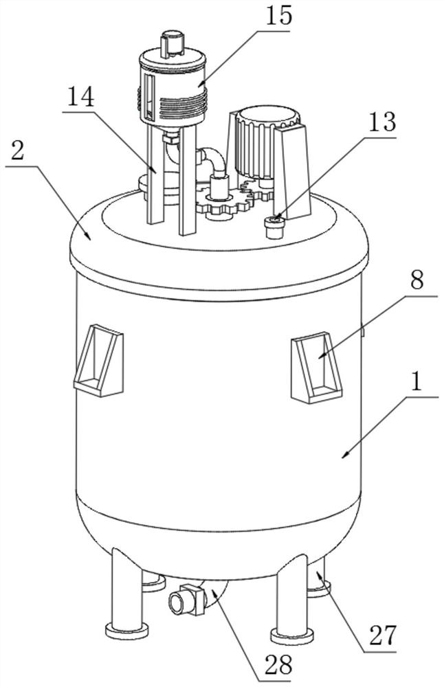 Dropwise adding reaction kettle for shoe glue