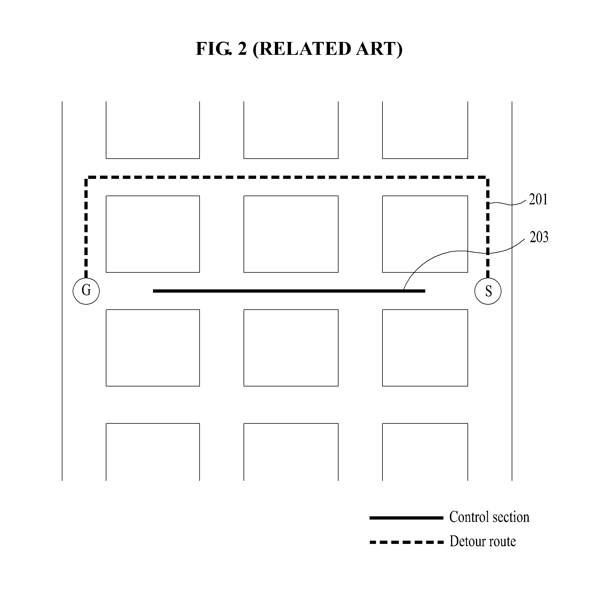 Method and system for automatically detecting control section