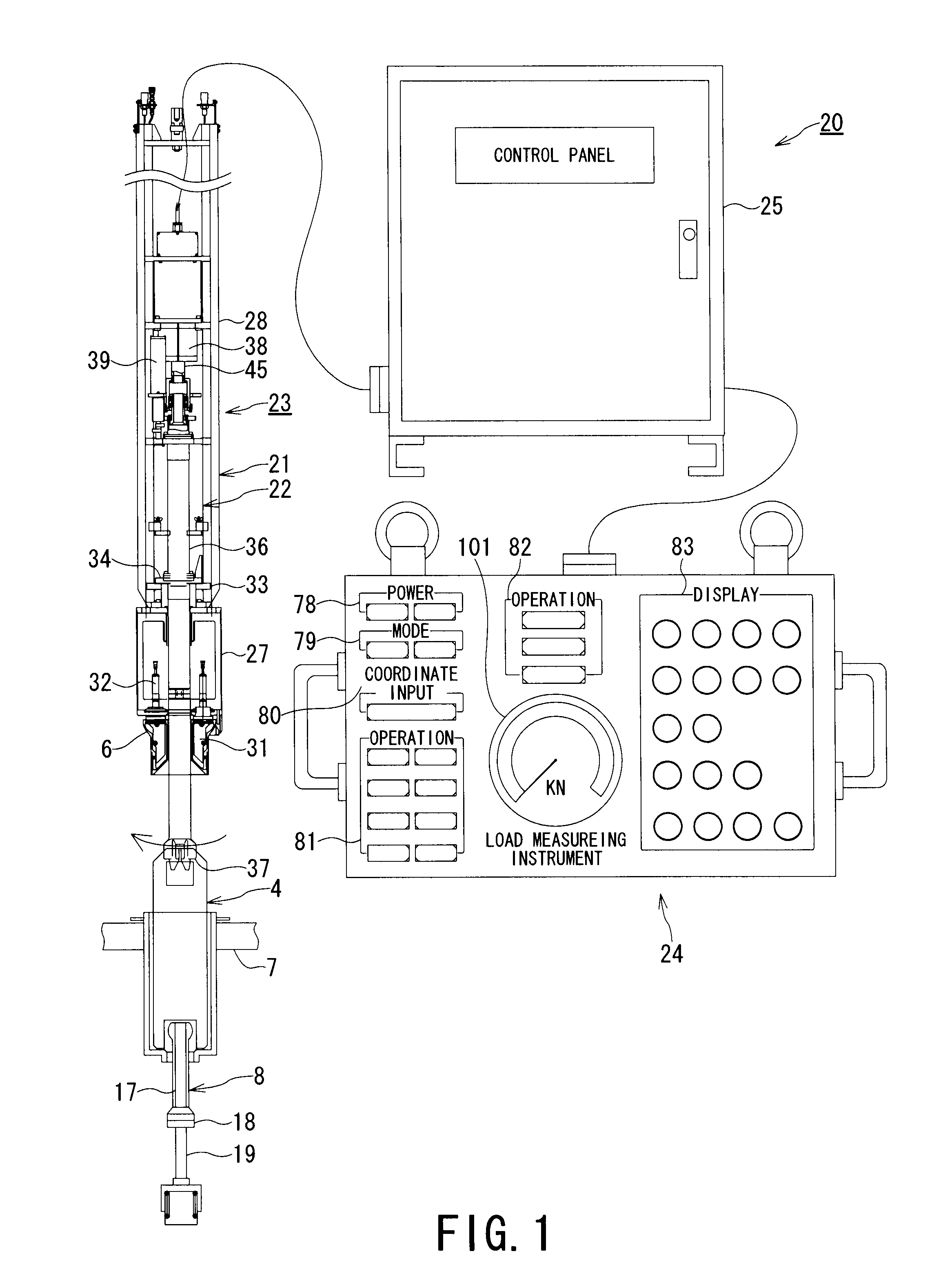 Control rod/fuel support handling apparatus