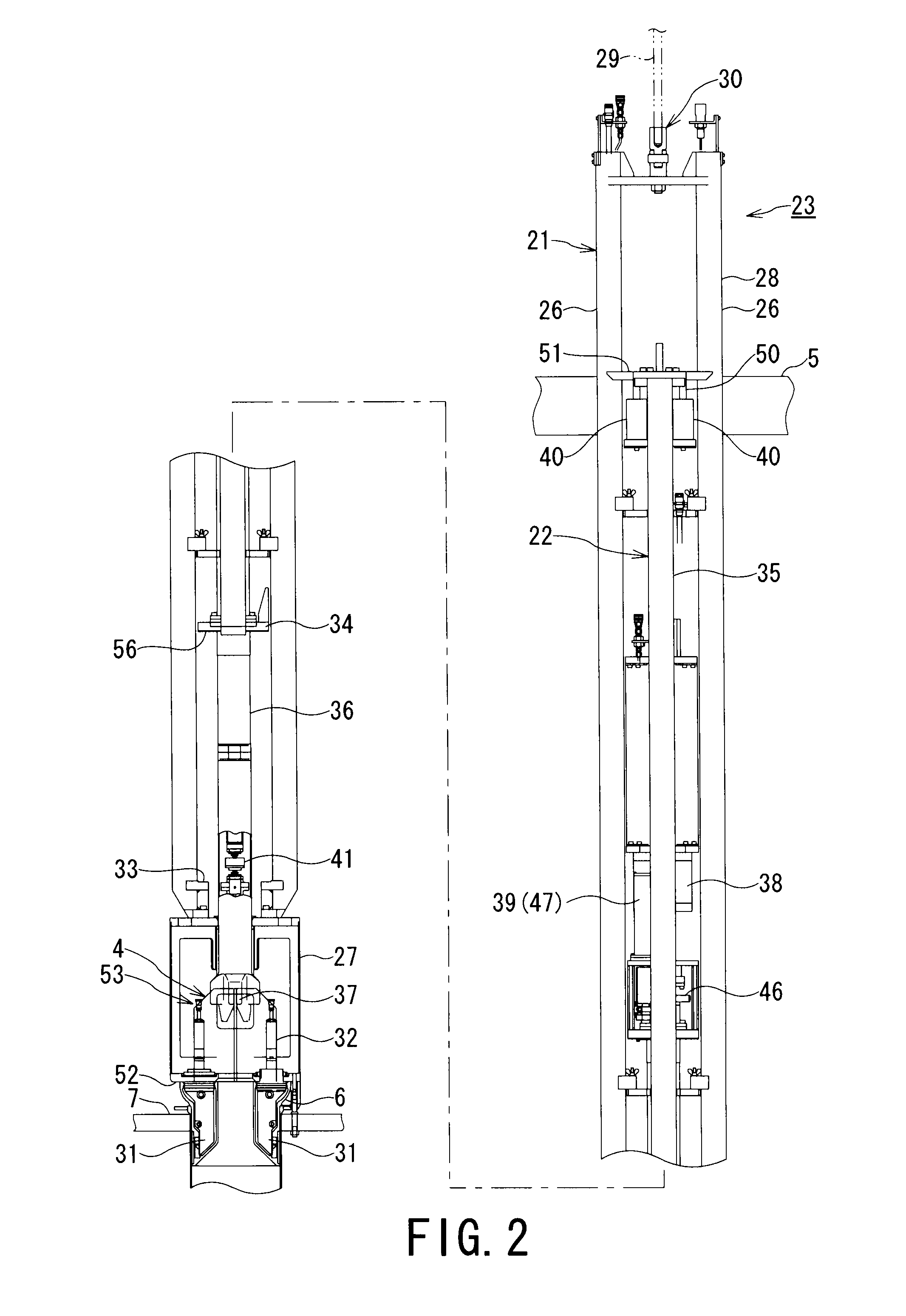 Control rod/fuel support handling apparatus