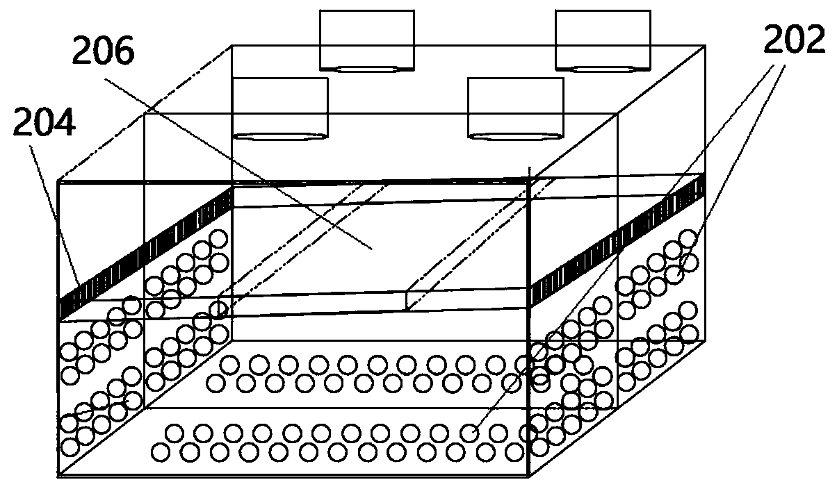 Multipoint distributed type central ventilation system with nondestructive load-bearing effect and pipe laying method