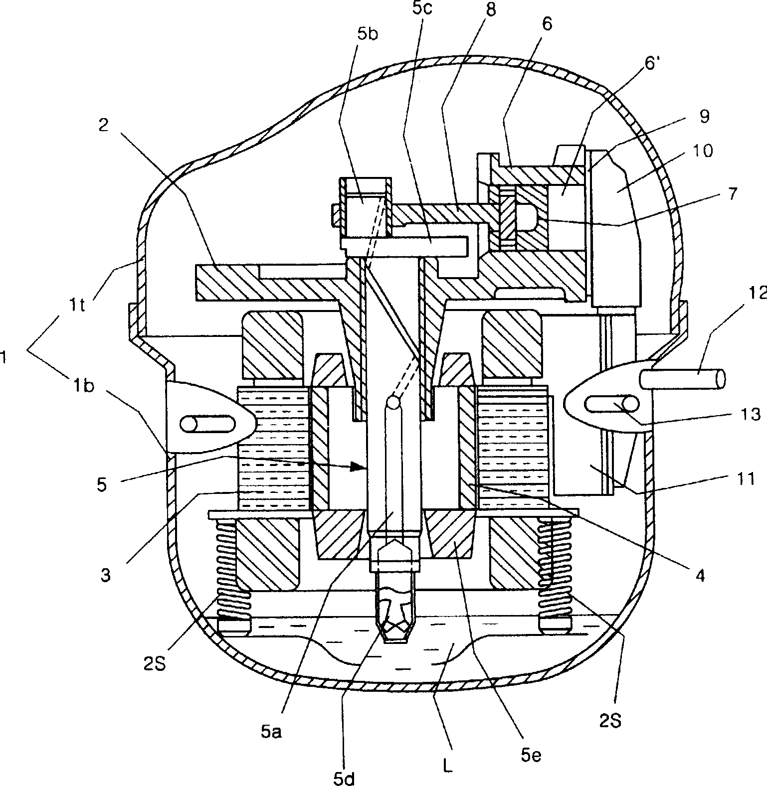 Hermetic compressor