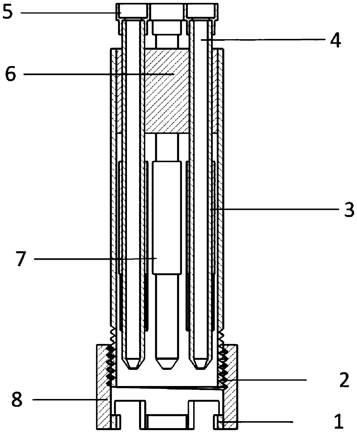 An electrohydrodynamic printing nozzle and device