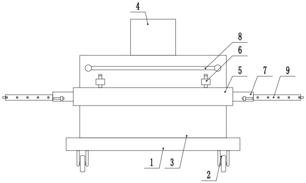 Agricultural machinery irrigation apparatus