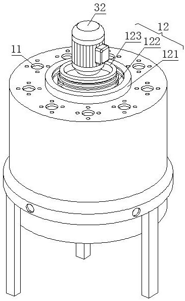 A drug mixing device with classification and isolation components and its mixing method