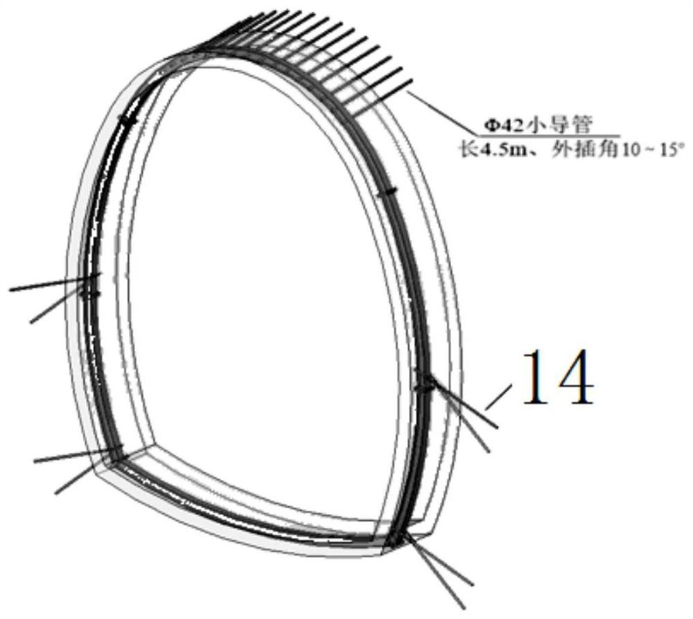 Reverse tunnel-out construction method for shallowly-buried broken surrounding rock tunnel