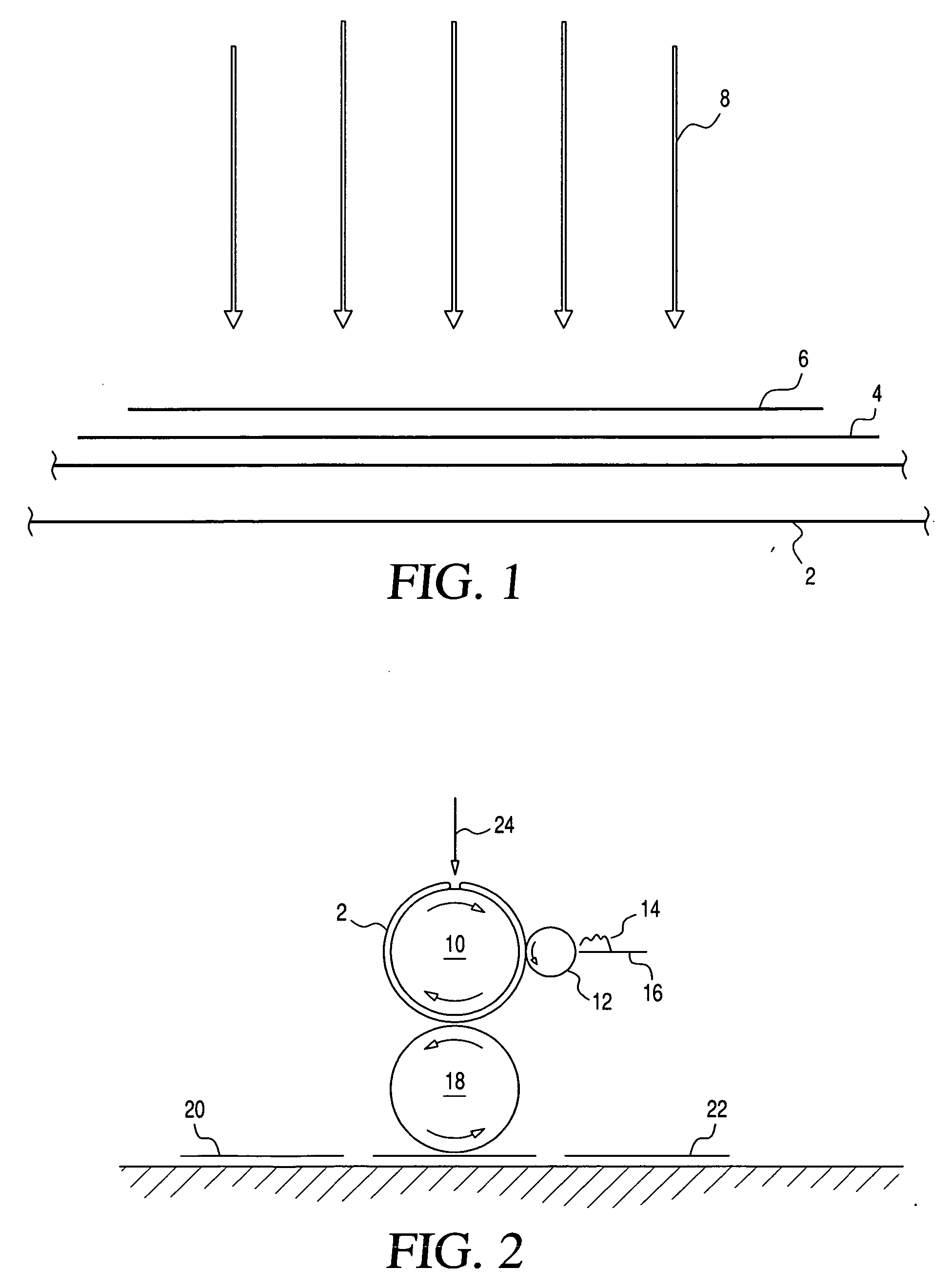 Printable electronic features on non-uniform substrate and processes for making same